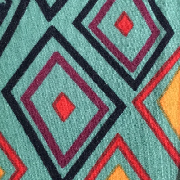 LULAROE Aztec Design Fun Cheerful Buttery Soft Comfy Stretch Leisure Leggings - Picture 8 of 11